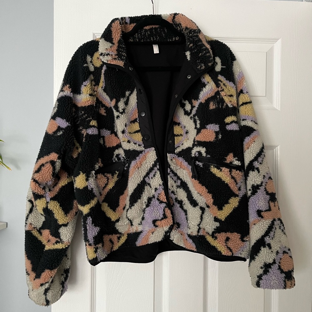 Multicolor free people fleece